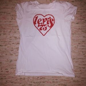 White Levi’s 1973 T-Shirt, Size Medium